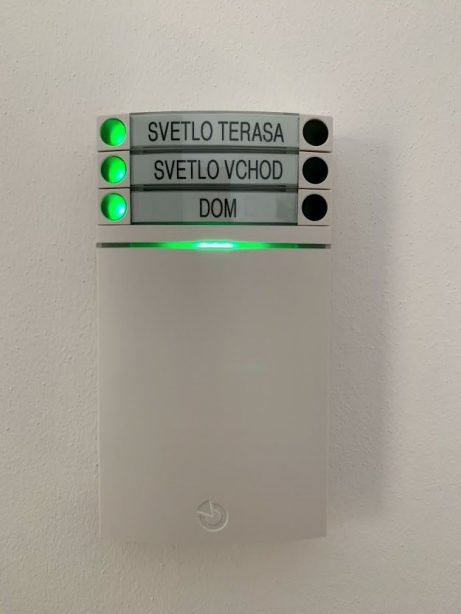 Ovládanie zabezpečovacieho systému